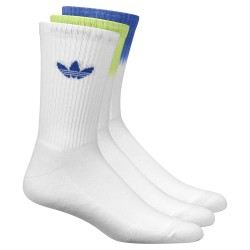 чорапи,мъжки,чорапи,adidas,originals,ombre,crew,socks,3,units,white,(white,pulse,lime,blue)