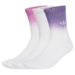 чорапи,мъжки,чорапи,adidas,originals,ombre,crew,socks,3,units,white,semi,lucid,fuchsia,aurora,plum,(white)