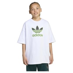 тениска,детски,тениски,adidas,originals,oversize,trefoil,short,sleeve,t,shirt,white