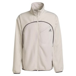 Поларена блуза Adidas Originals Polarfleece Track half zip sweatshirt - Beige (Alumina) поларена,блуза,мъжки,пуловери,adidas,originals,polarfleece,track,half,zip,sweatshirt,beige,(alumina)