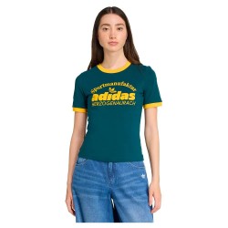 тениска,дамски,тениски,adidas,originals,retro,graphic,short,sleeve,t,shirt,aurora,ivy,crew,yellow
