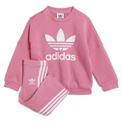 детски,екипи,детски,облекла,за,момчета,adidas,originals,loose,crew,flared,leggings,set,pink,fusion