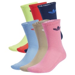 чорапи,мъжки,чорапи,adidas,originals,trefoil,cushion,crew,socks,6,units,multicolor,(ash,blue,night,indigo,lucid,red)