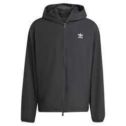 Яке Adidas Originals Trefoil Essentials Woven jacket - Grey (Black) яке,мъжки,якета,дамски,якета,и,палта,adidas,originals,trefoil,essentials,woven,jacket,grey,(black)