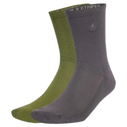 чорапи,мъжки,чорапи,adidas,originals,two,toned,crew,socks,2,units,tech,olive,grey,strata,(green,grey)