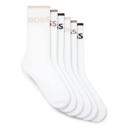 чорапи,мъжки,чорапи,boss,stripcc,10257762,socks,6,pairs,white,(open,miscellaneous)