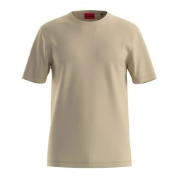 тениска,мъжки,тениски,hugo,dimerstee,10271881,01,short,sleeve,t,shirt,beige,(open,beige)