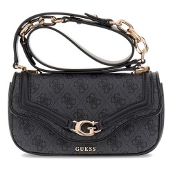 чанти,за,през,рамо,guess,dea,flap,crossbody,coal,logo
