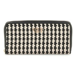 Guess Mirema Slg Large woman wallet - Beige / Black (Black Multi) портфейли,и,портмонета,guess,mirema,slg,large,woman,wallet,beige,black,(black,multi)