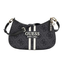 чанта,за,през,рамо,всички,чанти,guess,noelle,ii,shoulder,bag,coal,logo,(grey)