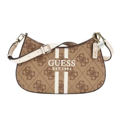 чанта,за,през,рамо,всички,чанти,guess,noelle,ii,shoulder,bag,latte,logo,(brown)