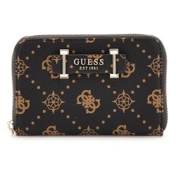 портфейли,и,портмонета,guess,silia,slg,medium,woman,wallet,espresso,logo