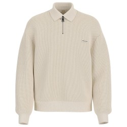 блуза,мъжки,пуловери,guess,jeans,collar,half,zip,sweatshirt,warm,white