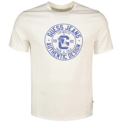 тениска,мъжки,тениски,guess,jeans,slim,side,stripe,short,sleeve,t,shirt,pure,white,(white)