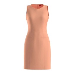 рокля,дамски,поли,и,рокли,hugo,kambali,10270570,01,sleeveless,short,dress,orange,(bright,orange)