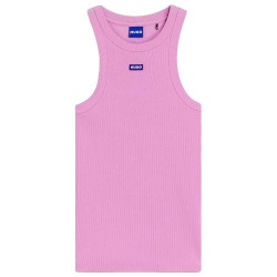 тениска,дамски,тениски,hugo,easy,10257055,blue,sleeveless,t,shirt,pink,(light,pastel,pink)