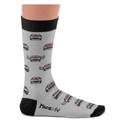 чорапи,мъжки,чорапи,sock,affairs,miura,sv,long,socks,grey,(grey)