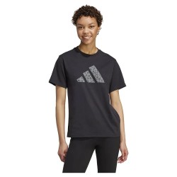 тениска,дамски,тениски,adidas,animal,graphic,short,sleeve,t,shirt,black,(black)
