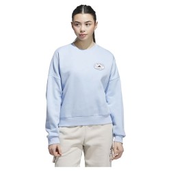 блуза,дамски,блузи,adidas,farmers,market,graphic,sweatshirt,glow,blue,(blue)