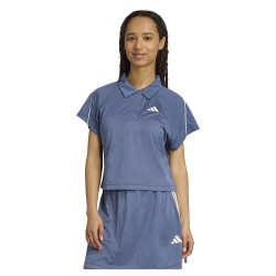 блуза,с,яка,дамски,тениски,adidas,stadium,3,stripes,tennis,inspired,jacquard,polo,short,sleeve,t,shirt,preloved,ink,off,white,(blue)