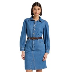 рокля,дамски,поли,и,рокли,lee,112370996,long,sleeve,dress,fine,blue,(blue)