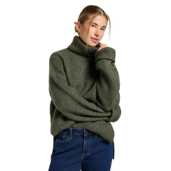 тениска,дамски,тениски,lee,112371055,long,sleeve,high,neck,t,shirt,olive,grey,(green)