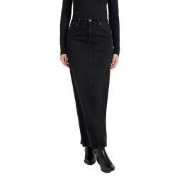 пола,дамски,поли,и,рокли,lee,back,slit,long,skirt,dark,age,(black)