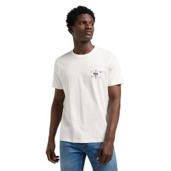 тениска,мъжки,тениски,lee,essential,graphic,short,sleeve,t,shirt,ecru,(white)