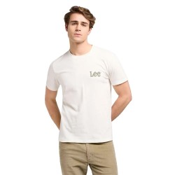 тениска,мъжки,тениски,lee,medium,wobbly,short,sleeve,t,shirt,ecru,(white)