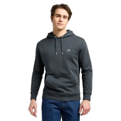 суичър,мъжки,пуловери,lee,plain,hoodie,washed,black,(grey)
