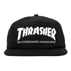 шапка,с,козирка,всички,шапки,thrasher,skate,mag,snapback,cap,black