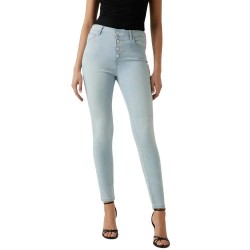дънки,дамски,панталони,guess,w5ga28d5nb4,slim,fit,jeans,nuage,light,(blue)