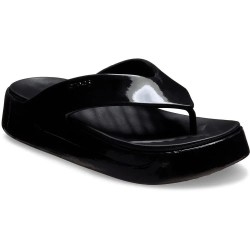 джапанки,дамски,сандали,и,чехли,crocs,getaway,platform,patent,flip,flops,black