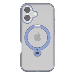 Torras Ostand Spin iPhone 16 phone case - Grey (Blue) други,аксесоари,torras,ostand,spin,iphone,16,phone,case,grey,(blue)