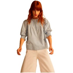 дамски,блузи,дамски,ризи,&,me,asha,3,4,sleeve,blouse,beige,(blue)