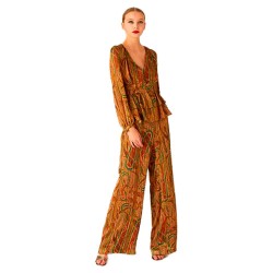 дамски,блузи,дамски,ризи,&,me,beatrix,long,sleeve,blouse,brown,orange,(multicolor)