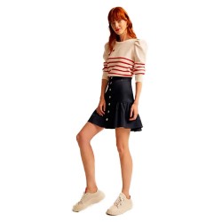 пола,дамски,поли,и,рокли,&,me,cherry,short,skirt,blue,(navy,blue)