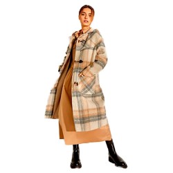 палто,дамски,якета,и,палта,&,me,eva,coat,brown,(multicolor)
