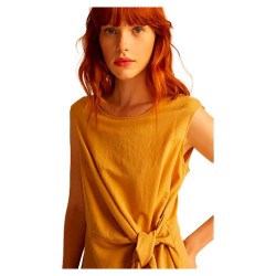 рокля,дамски,поли,и,рокли,&,me,luana,sleeveless,long,dress,brown,(brown)