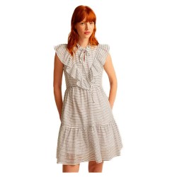 рокля,дамски,поли,и,рокли,&,me,maggie,sleeveless,short,dress,beige,(blue)