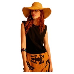 тениска,дамски,тениски,&,me,umay,sleeveless,t,shirt,black,(black)