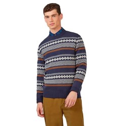 блуза,мъжки,пуловери,ben,sherman,67868,sweater,blue