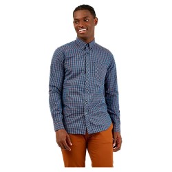 риза,с,дълъг,ръкав,мъжки,ризи,ben,sherman,signature,gingham,long,sleeve,shirt,blue,l61,(blue)