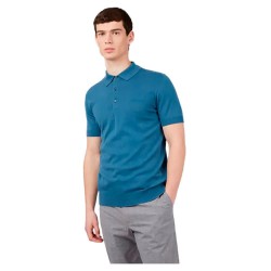 мъжки,блузи,с,яка,ben,sherman,signature,knitted,short,sleeve,polo,blue