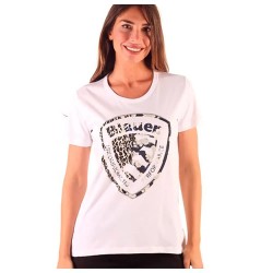тениска,дамски,тениски,blauer,21sbldh02138,004547,short,sleeve,t,shirt,white,(white)