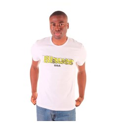 тениска,мъжки,тениски,blauer,21sbluh02397,006006,short,sleeve,t,shirt,white,(white)