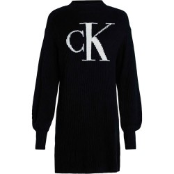 рокля,дамски,поли,и,рокли,calvin,klein,j20j222294,long,sleeve,short,dress,black