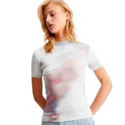тениска,дамски,тениски,calvin,klein,j20j223169,short,sleeve,t,shirt,white