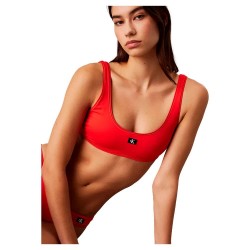 дамски,бански,костюми,calvin,klein,kw0kw02344,bikini,top,red