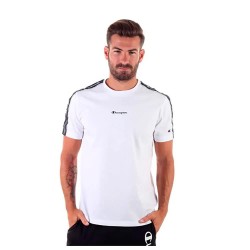 тениска,мъжки,тениски,champion,214229,camiseta,short,sleeve,t,shirt,white